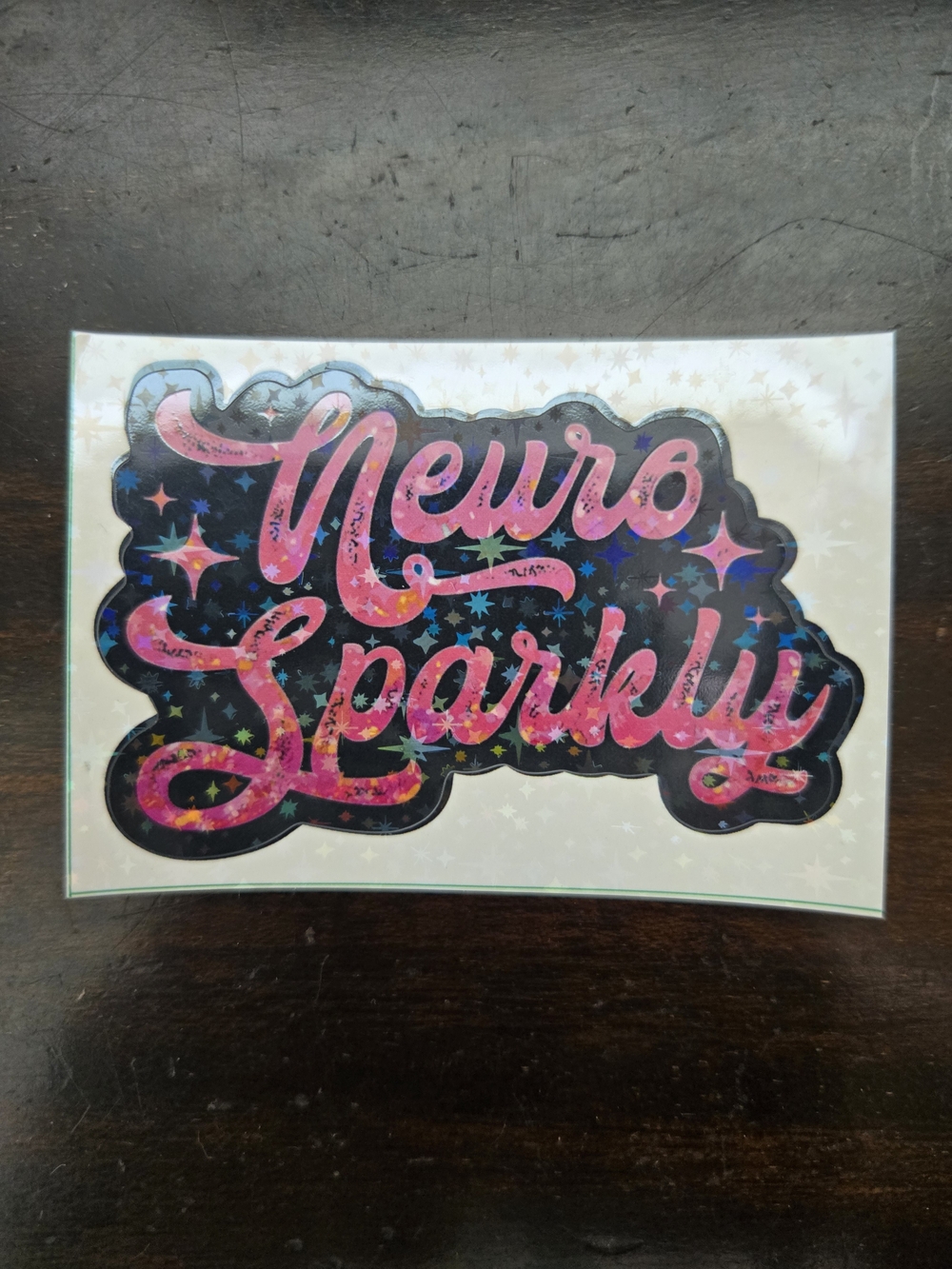 STICKER- Neuro Sparkly Holographic
